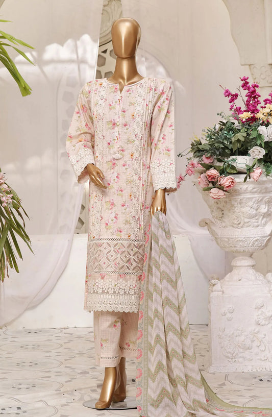 Sadabahar RANIA Luxury Lawn Lacework - Cutwork Collection - Design 01