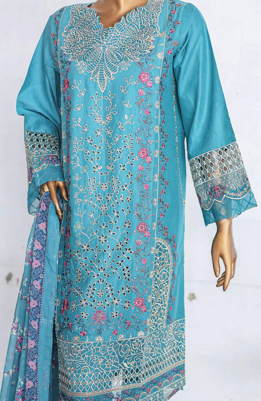 Bin Saeed Luxury Embroidered With Chiffon Dupatta Vol 03 - Design 01