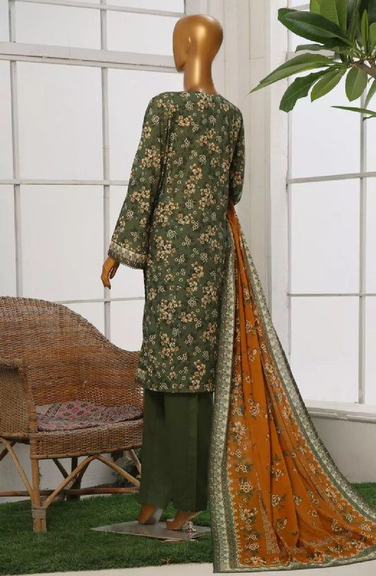Bin Saeed Exclusive Printed Stitched Cotton Collection - Design 01