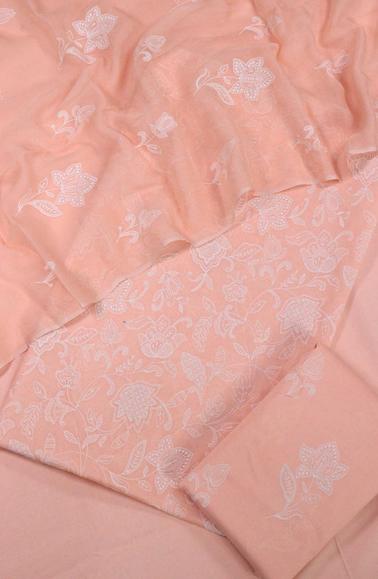 Mehar by Amna Khadija Embroidered Lawn Unstitched 3 Piece Suit - D-01 - AM25MEL - Pink - Summer Collection