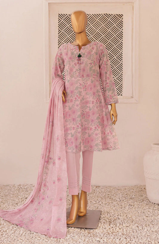 HZ Threads Embroidered Collection 2024 - Design 01