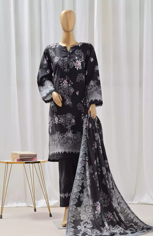 Sadabahar Khaddar Stitched Printed Collection 2024 Vol 02 - Design 01