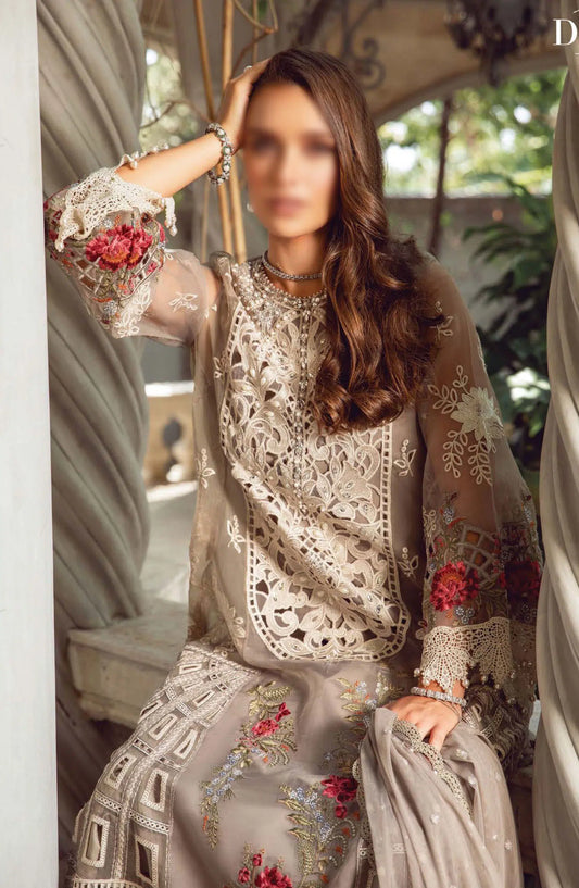 Maria B Unstitched Luxury Lawn Eid Edition 02 - Design 01