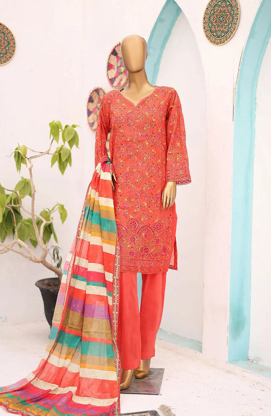 Bin Saeed Exclusive Lawnkari Collection 2024 Vol 05 - Design 01