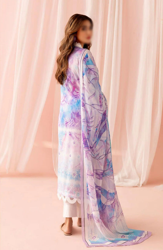 Zarkis Printed Lawn Collection By Riaz Arts - DESIGN-01