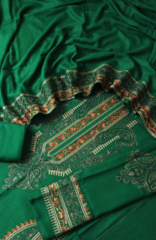 Dil e Nadaan Zari Embroidered Wool Collection by Amna Khadija - Design 01