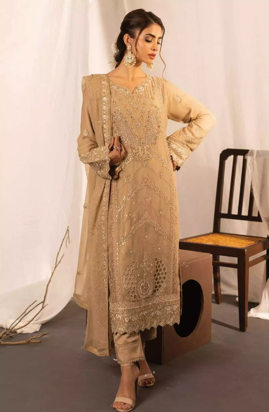 Guzel Dastan Formal 3 Pc Stitched Collection - GDF-Design 01