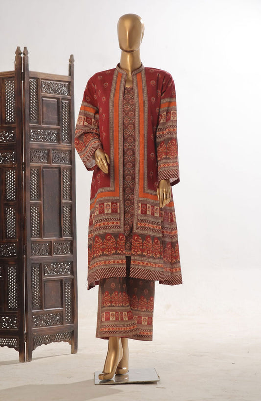 Bin Saeed Khaddar Printed Fusion Collection VOl 02 - Design 01