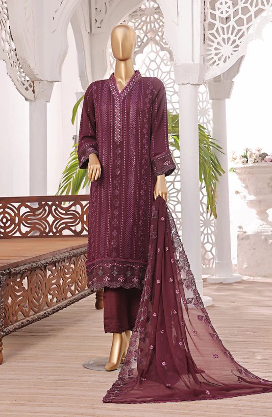 Dastan Chiffon Formal 3 PC Stitched Collection - Design 01
