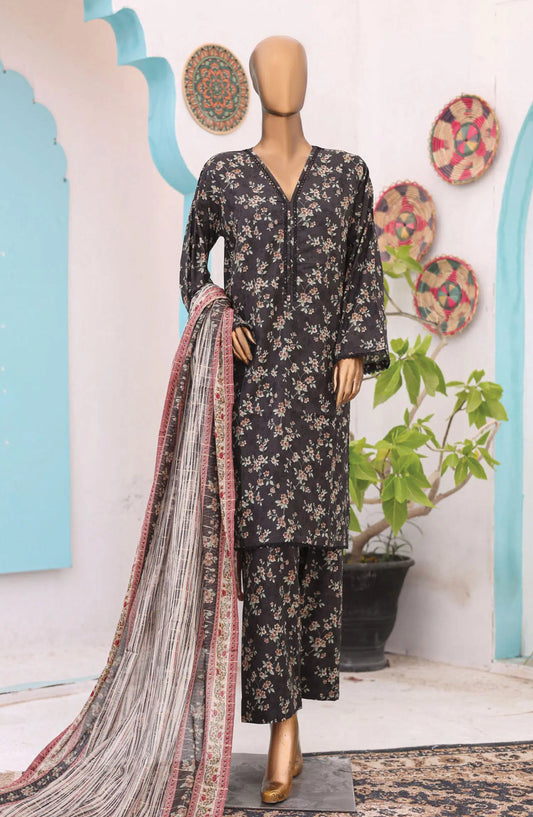 Bin Saeed Printed Lawn Collection 2024 Vol 13 - Design 01