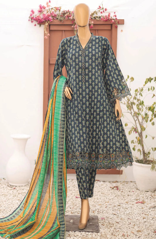 Bin Saeed Exclusive Frocks Embroidered Collection 2024 Vol 05 - Design 01