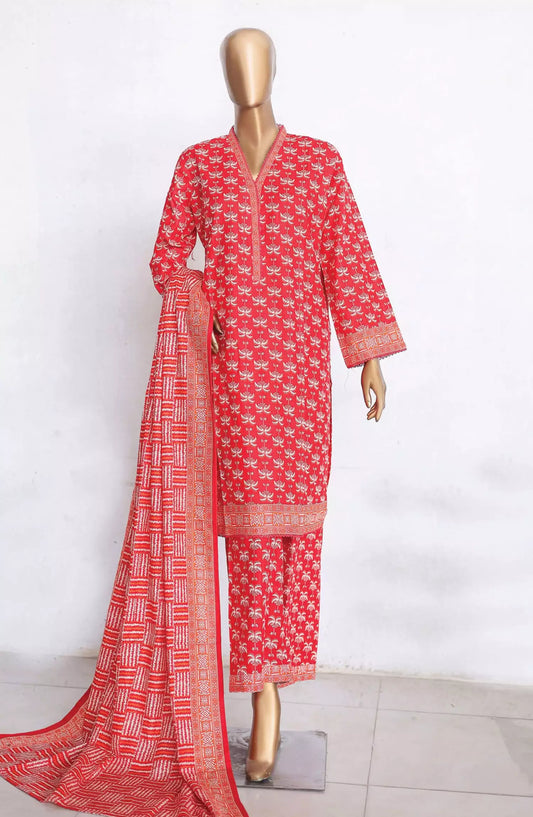 Bin Saeed Khaddar Winter Collection 2024 - Design 01