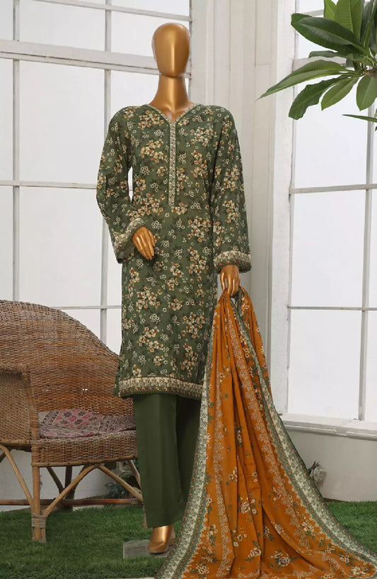 Bin Saeed Exclusive Printed Stitched Cotton Collection - Design 01