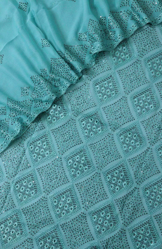 Crinklezza Unstitched Exclusive Chiffon Collection Vol 04 by Amna Khadija - Design 01