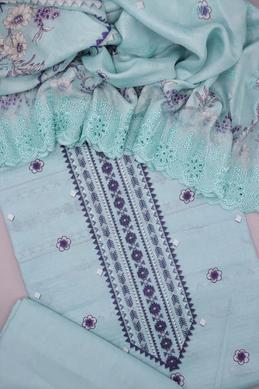 Rinesa Unstitched Printed Lawn 3 Pc Collection 2024 - Design 01
