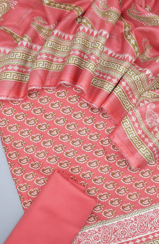 Bin Saeed Unstitched Printed Lawn Collection 2024 Vol 03 - Design 02