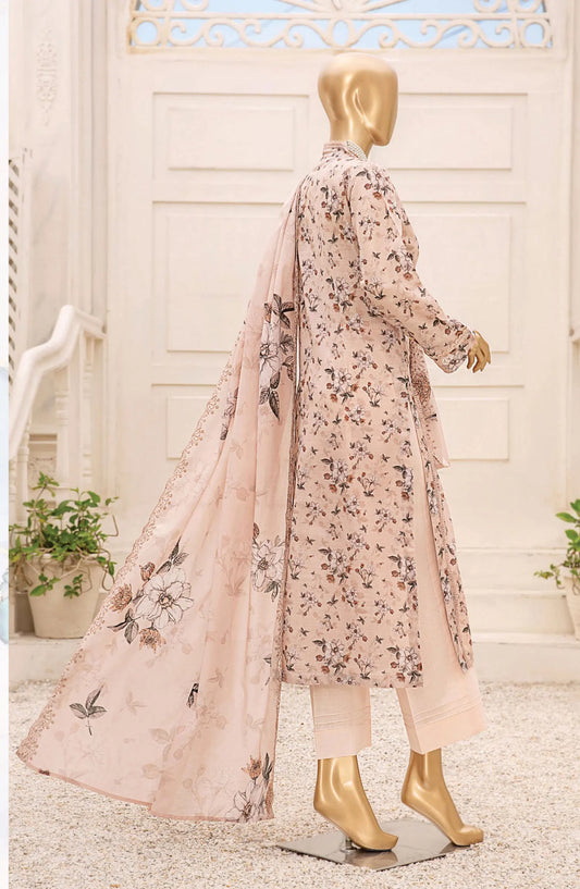 Tarzz Printed Lawn Collection With Emb Voile Dupatta Vol.1 - Design 02