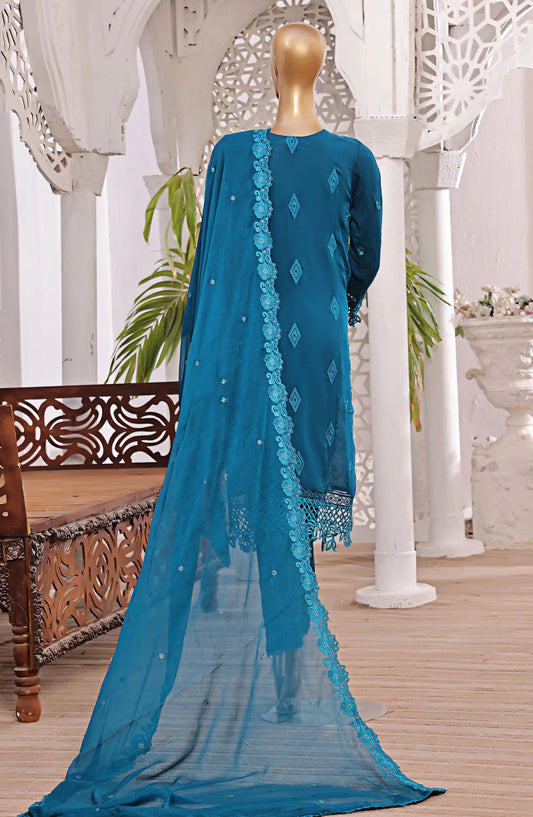 Dastan Chiffon Formal 3 PC Stitched Collection - Design 02