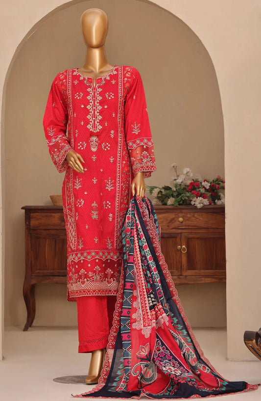 SADABAHAR Premium Embroidered Printed Lawn Collection - Design 02