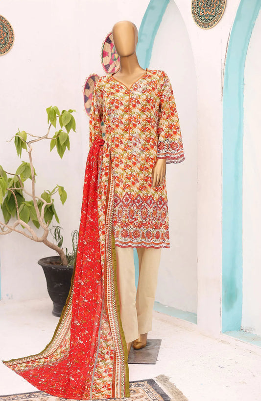 Bin Saeed Exclusive Lawnkari Collection 2024 Vol 05 - Design 02