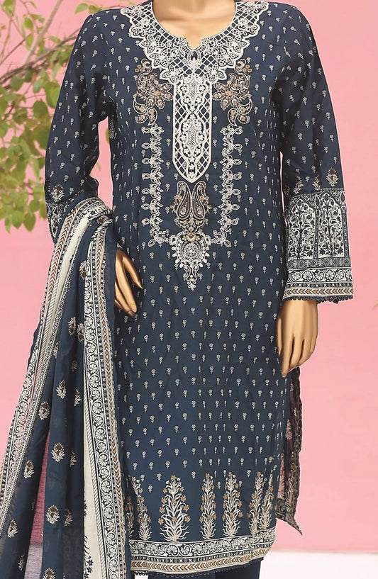 Bin Saeed  Exclusive Embroidered 3 PC Collection 2024 - Design 02