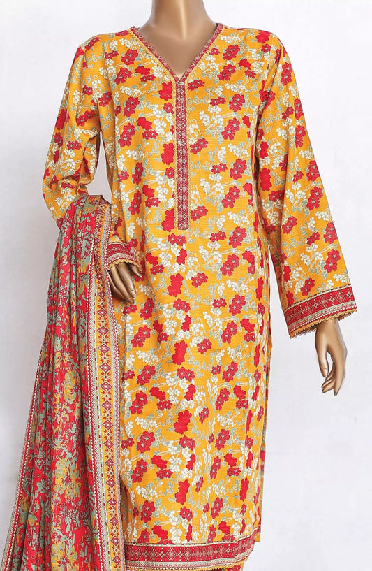 Bin Saeed Khaddar Winter Collection 2024 - Design 02