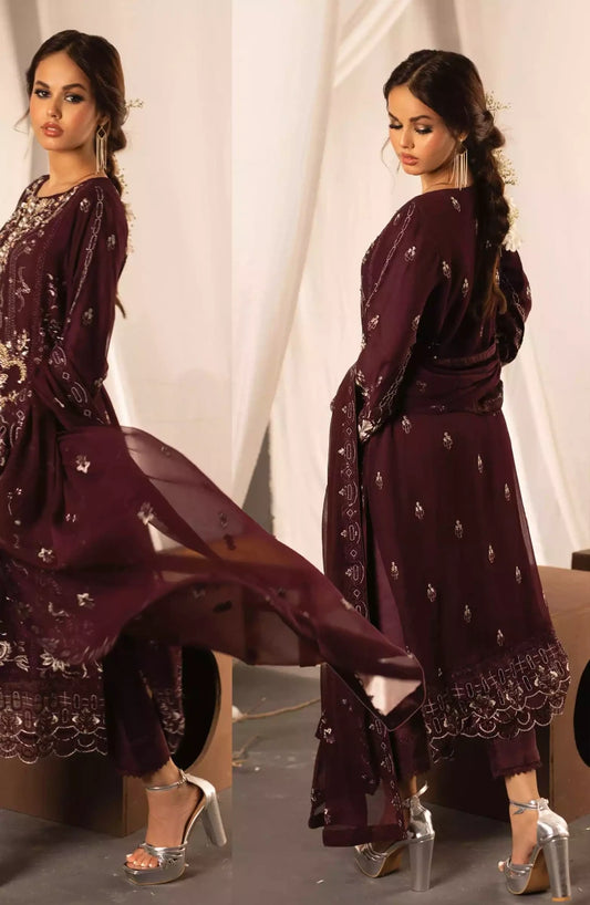 Guzel Dastan Formal 3 Pc Stitched Collection - GDF-Design 02