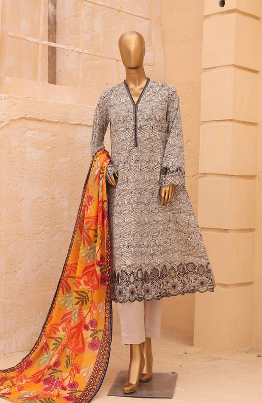 Bin Saeed Exclusive Frocks Embroidered Collection 2024 Vol 03 - Design 02