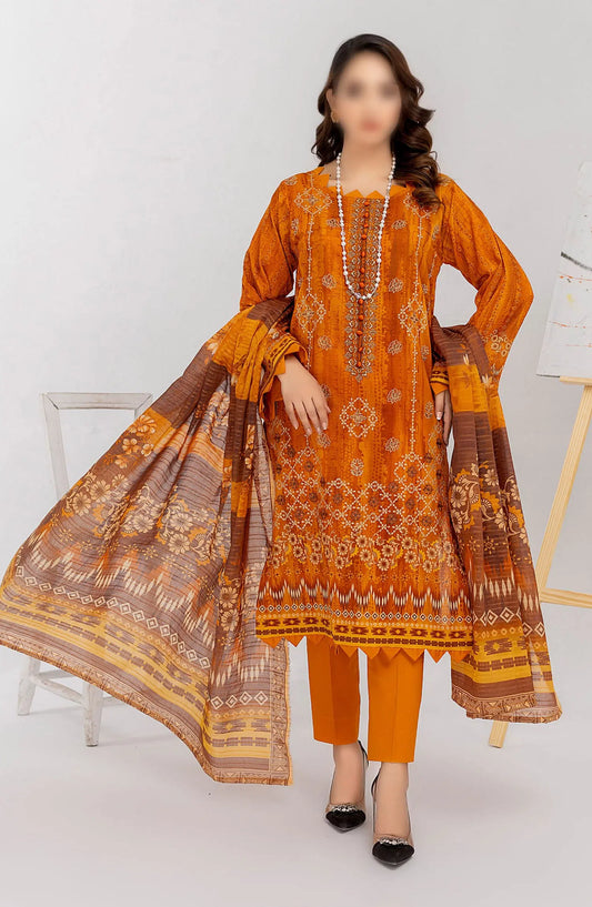 Jasmine Summer Digital Print Fancy Collection - Design 02