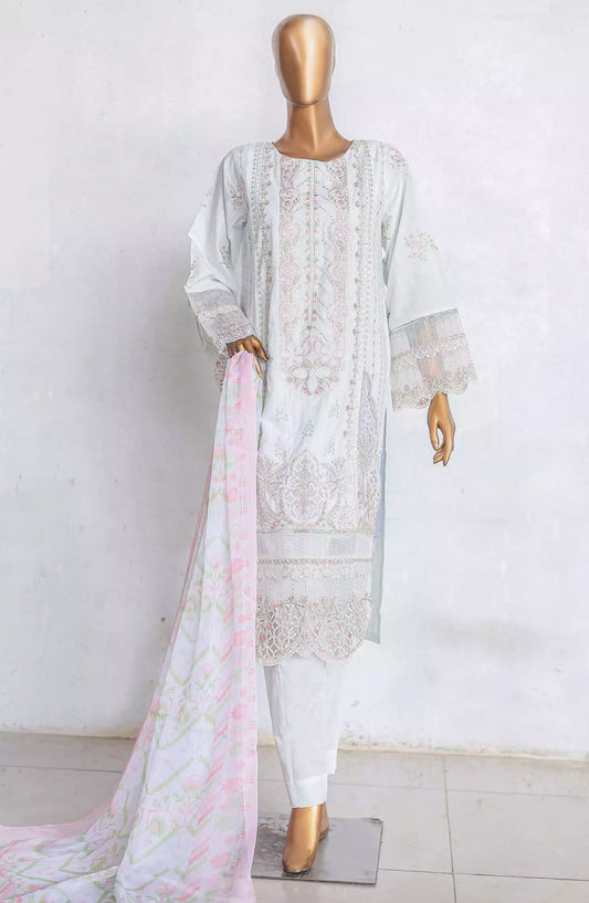 Bin Saeed Luxury Embroidered With Chiffon Dupatta Vol 03 - Design 02