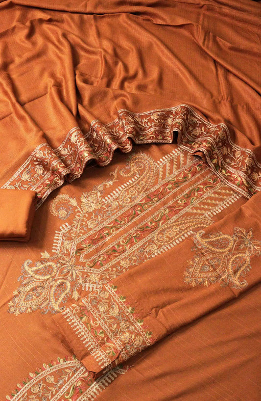 Dil e Nadaan Zari Embroidered Wool Collection by Amna Khadija - Design 02