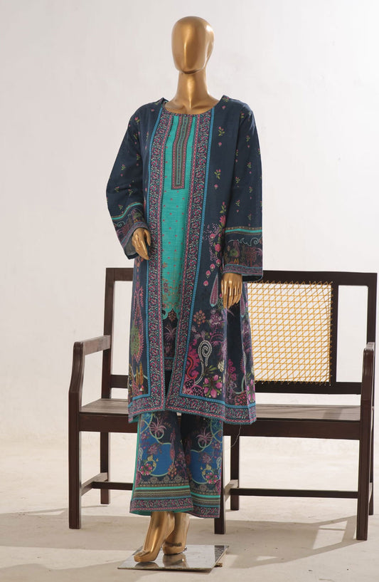 Bin Saeed Khaddar Printed Fusion Collection VOl 02 - Design 02