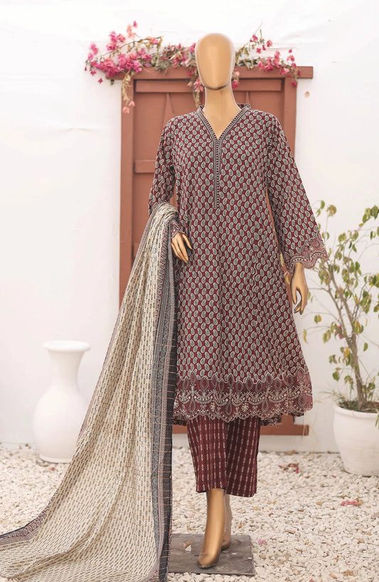 Bin Saeed Exclusive Frocks Embroidered Collection 2024 Vol 05 - Design 02