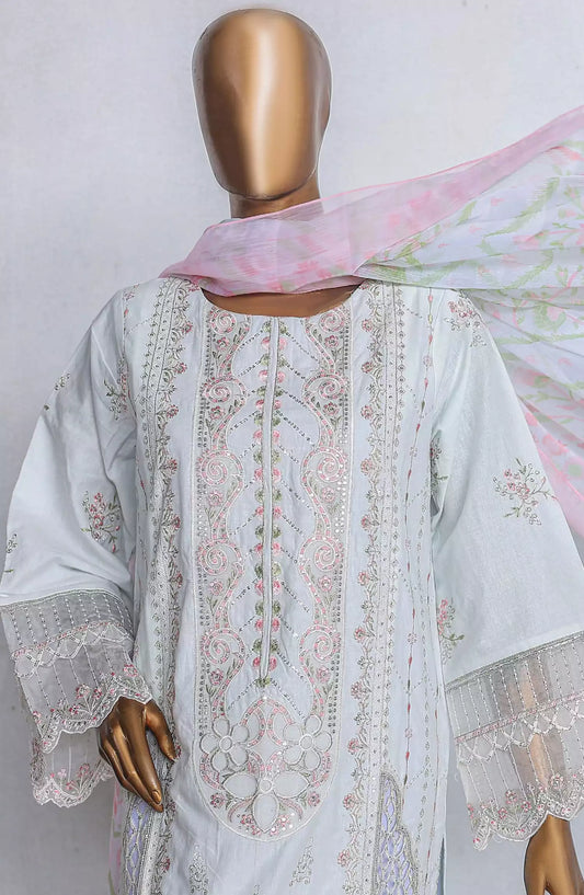 Bin Saeed Luxury Embroidered With Chiffon Dupatta Vol 03 - Design 02