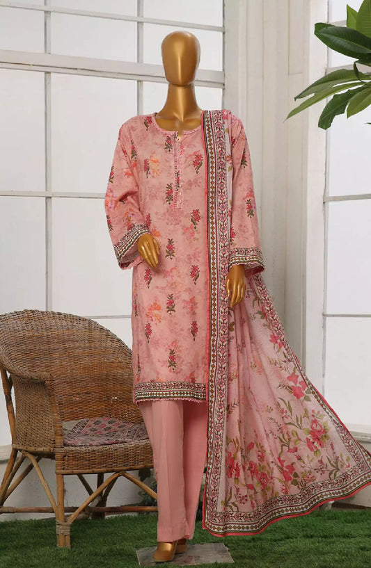 Bin Saeed Exclusive Printed Stitched Cotton Collection - Design 02