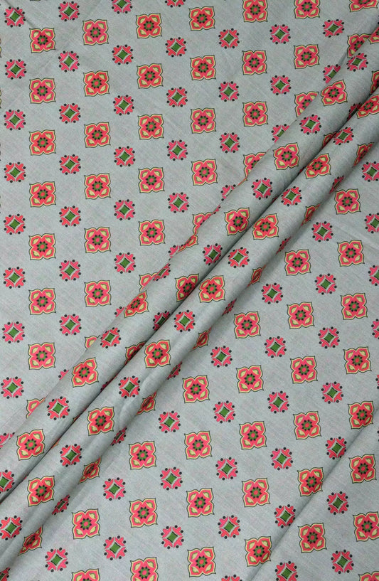 Classic Unstitched Cambric Printed Collection Vol 02 - Design 02