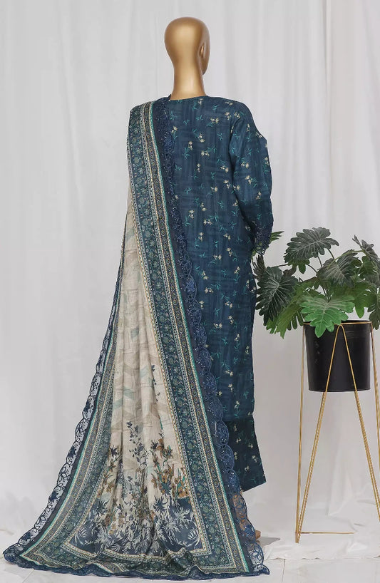 SADABAHAR Khaddar Embroidered Collection With EMB Dupatta Vol 3 - Design 03