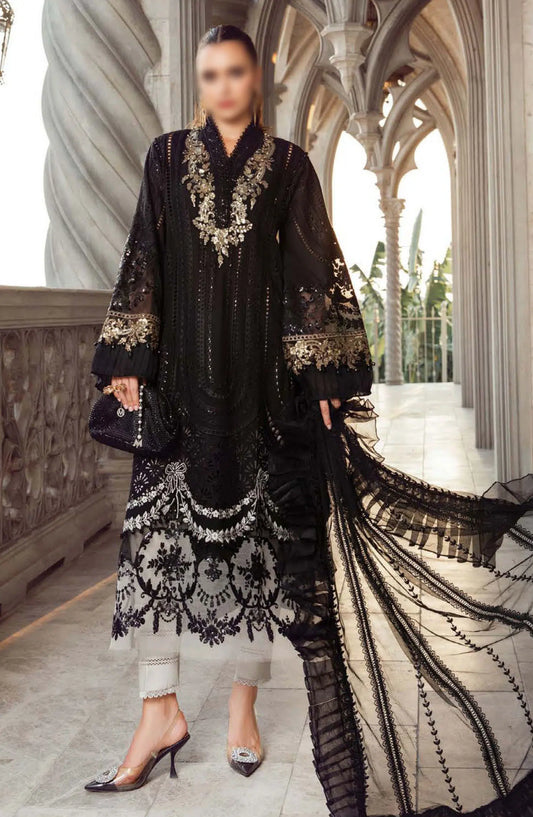Maria B Unstitched Luxury Lawn Eid Edition 02 - Design 03