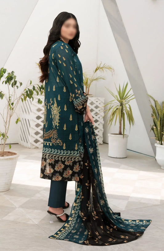 Noor E Hani Printed and Embroidered Lawn Collection Vol 43 - Design 03