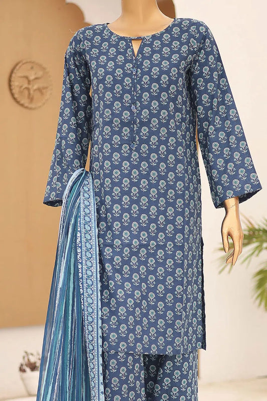 Bin Saeed Printed Lawn with Chiffon Dupatta Collection Vol 03 - Design 03