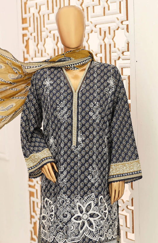 Bin Saeed  Exclusive Embroidered 3 PC Collection 2024 - Design 03