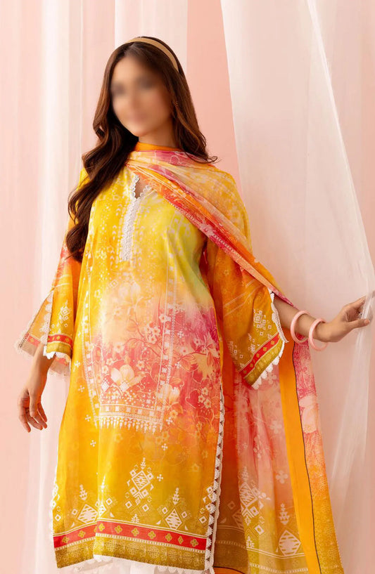 Zarkis Printed Lawn Collection By Riaz Arts - DESIGN-03