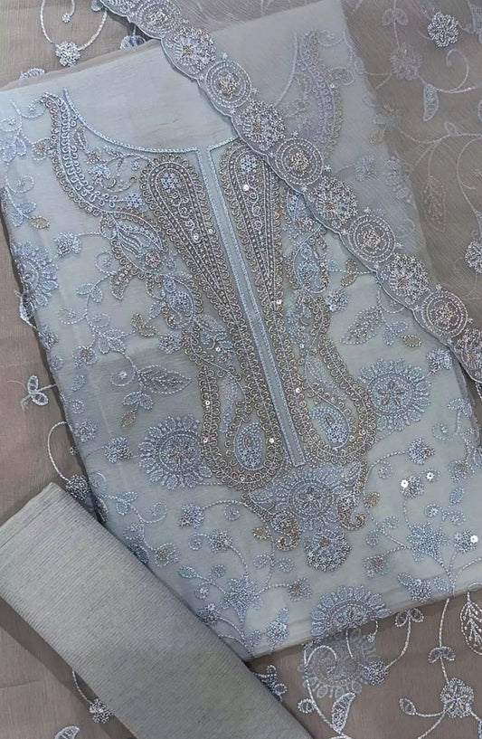 Nafees  Embroidered Crinkle Chiffon Collection By Amna Khadija - Design 03