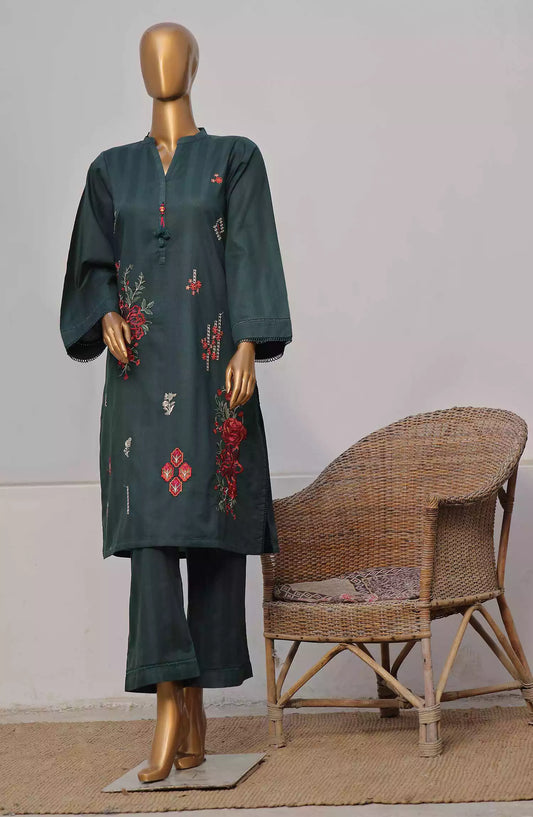 Sadabahar Embroidered Jacquard Co Ords Stylish 2 Pc Vol 05 - Design 03