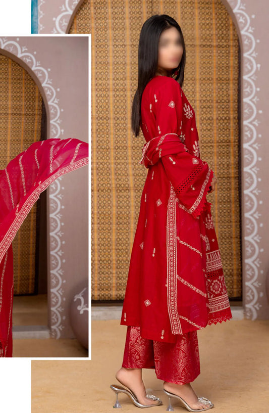 Signature Fancy Lawn Embroidered Collection Vol 02 2024 - Design 03