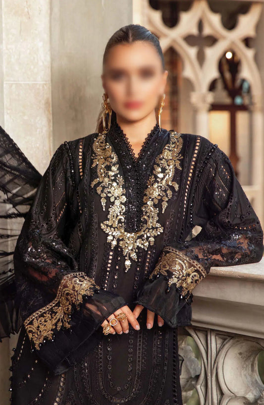 Maria B Unstitched Luxury Lawn Eid Edition 02 - Design 03