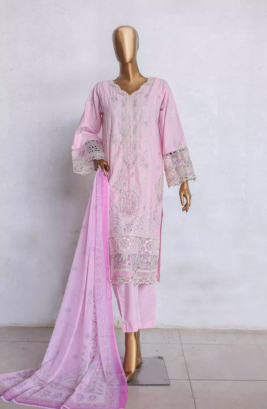 Bin Saeed Luxury Embroidered With Chiffon Dupatta Vol 03 - Design 03