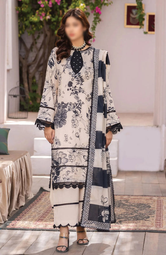 Rang E Noor Digital Printed Dobby Lawn Collection - Design-03