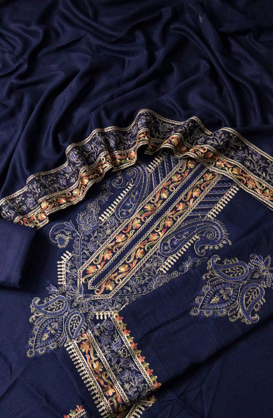 Dil e Nadaan Zari Embroidered Wool Collection by Amna Khadija - Design 03