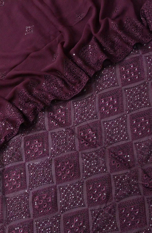 Crinklezza Unstitched Exclusive Chiffon Collection Vol 04 by Amna Khadija - Design 03